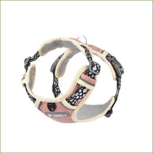 Harnais design fantaisie unique et coloré pour chiens Rose / L