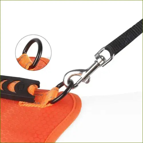 Harnais pour chien en H avec anneau d'attache en acier