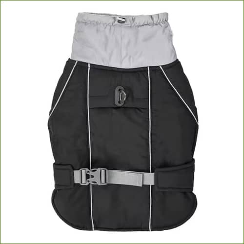 Manteau Pour Jack Russel Modèle Imperméable Et Réfléchissant Noir / S