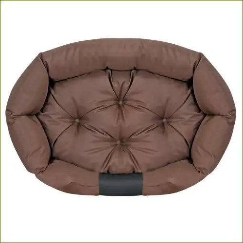 Panier Pour Berger Allemand Bicolore Forme Ovale vue de dessus