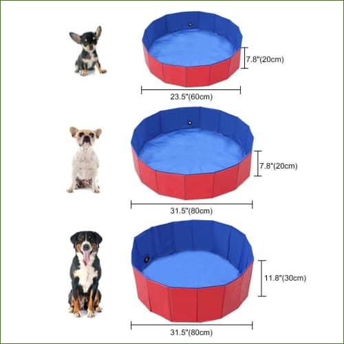 Pataugeoire Pliable En Plastique pour chiens - Tailles