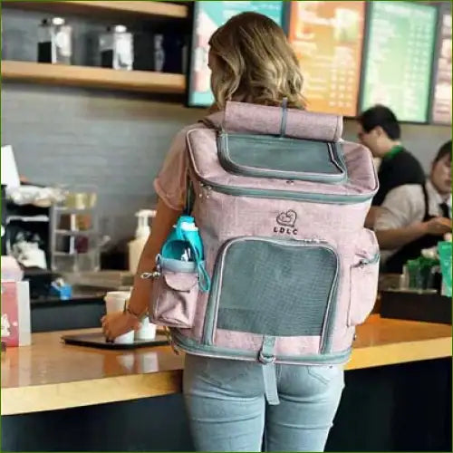 Sac à dos de transport pour chien agréable à porter