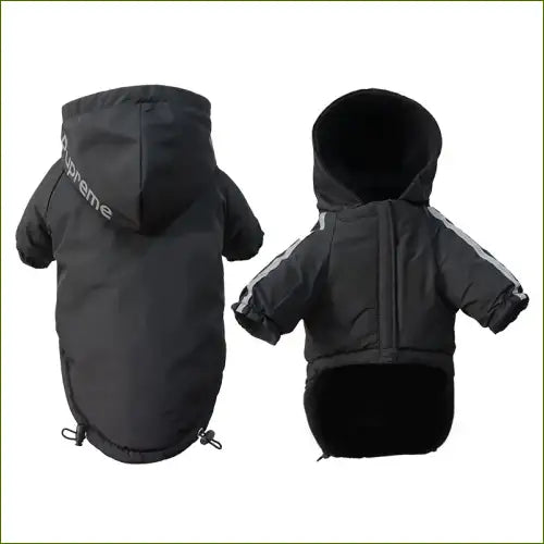 Veste à capuche noir