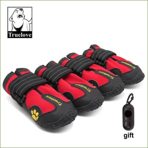 chaussures pour animaux de compagnie Truelove Réfléchissantes Rouge / 2
