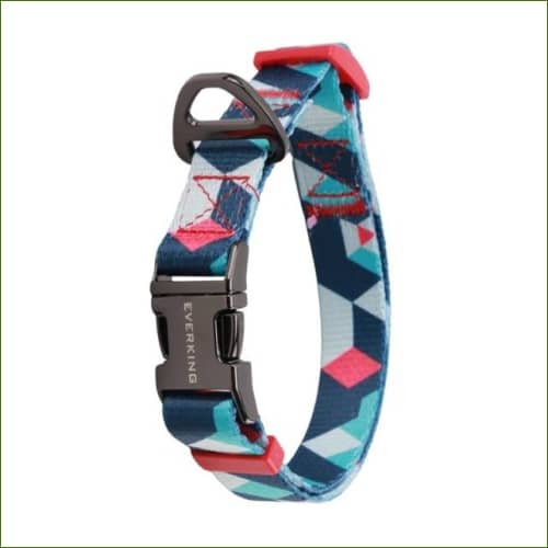 Collier De Luxe En Nylon Souple Coloré Et Design pour chien Iris / S