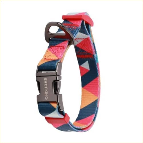 Collier De Luxe En Nylon Souple Coloré Et Design pour chien Volcano / S
