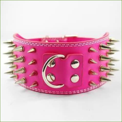 collier Large pour chien Pilo 7.5Cm Rose / M