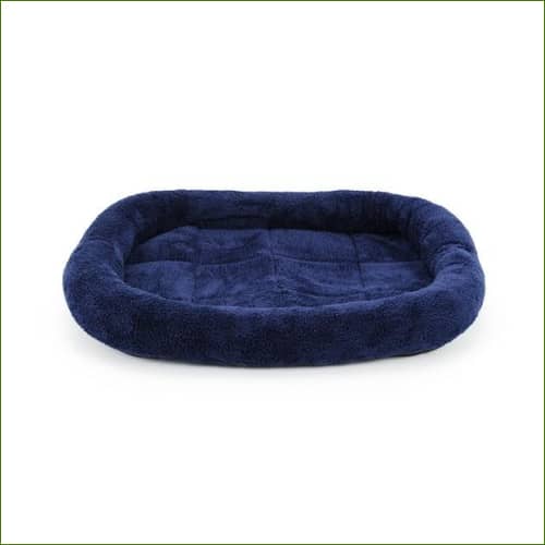 Coussin Grand Chien Lavable Rouge Ou Bleu Bleu / S