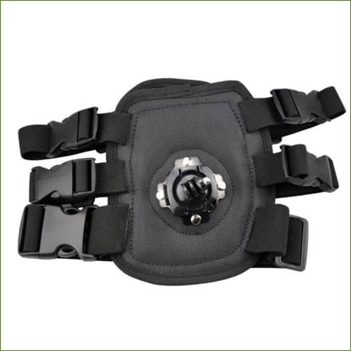 Harnais Porte Caméra Gopro Pour Chien vue de dessous