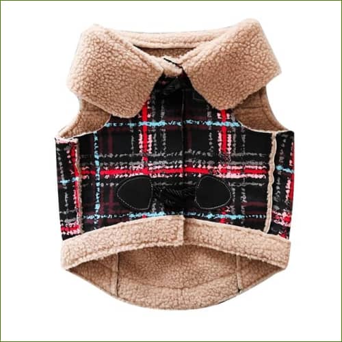 Manteau petit chien Vintage Rouge / Xxl