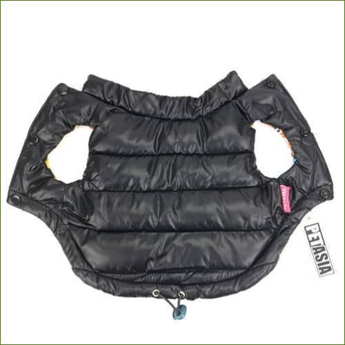 Manteaux Pour Animaux De Compagnie Réversibles Motifs Camouflage Noir / S Manteau Petit Chien