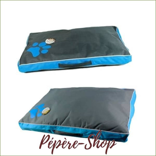 Matelas pour chien pas cher, solide avec poignée et imperméable - Bleu / 70X45X6CM-PEPERE SHOP