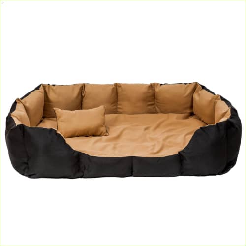 Panier pour labrador - confortable, avec coussin et tapis - vue de face