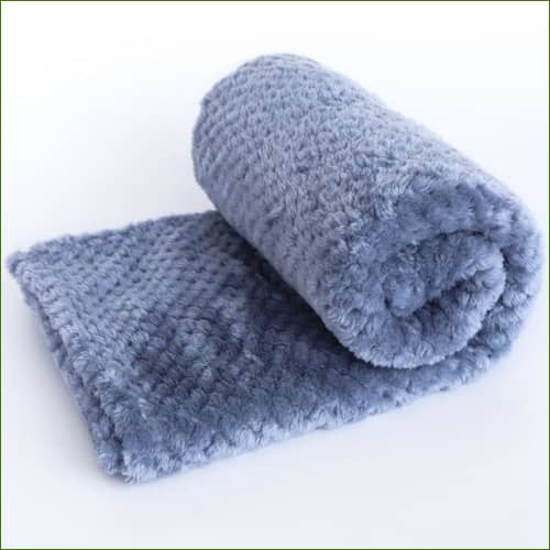 Plaid Pour animal de compagnie En Polaire - Canapé Ou Siège Voiture Bleu / 70X100