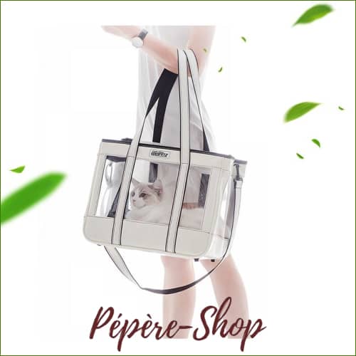 Sac bandoulière pour petit chien ou chat coloré et cosy - -PEPERE SHOP