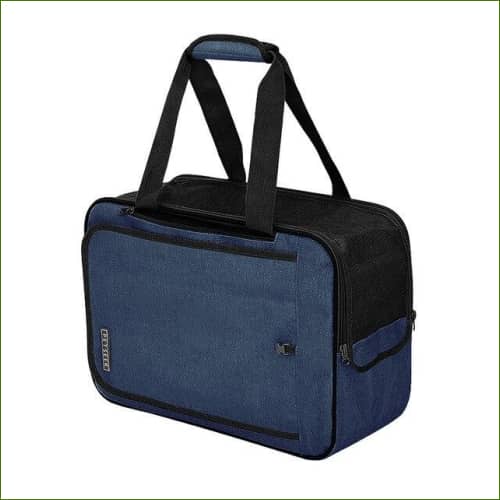 Sac de transport pliable pour chat , utilisable en sac à main- Bleu / 43x18x31cm-PEPERE SHOP