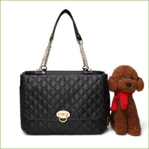Sac Pour Animal De Compagnie Petite Taille Jusquà 5Kg Noir / 40X28X18Cm