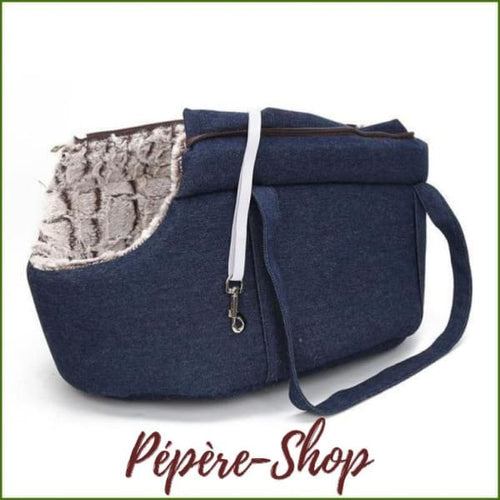 Sac de transport bandoulière pour chien ou chat WELLPET chaud et confortable - -PEPERE SHOP