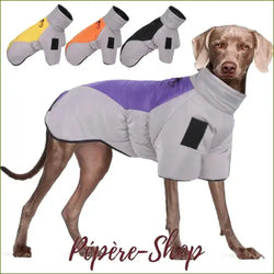 Manteau Pour Grand Chien-Modèle Imperméable En Polaire Manteau Chien