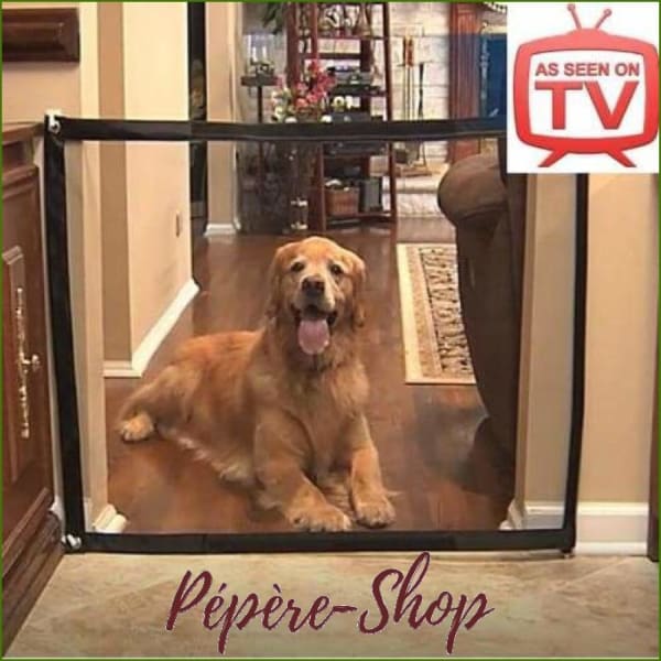 Barrière amovible de sécurité pour chien , sans perçage - -PEPERE SHOP