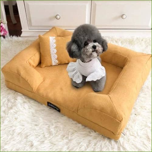 Canapé pour chien en forme de lit