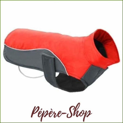 Manteau imperméable pour chien , bicolore, large gamme de tailles - Red / 2XL-PEPERE SHOP